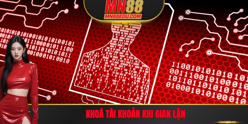 Khoá tài khoản khi gian lận